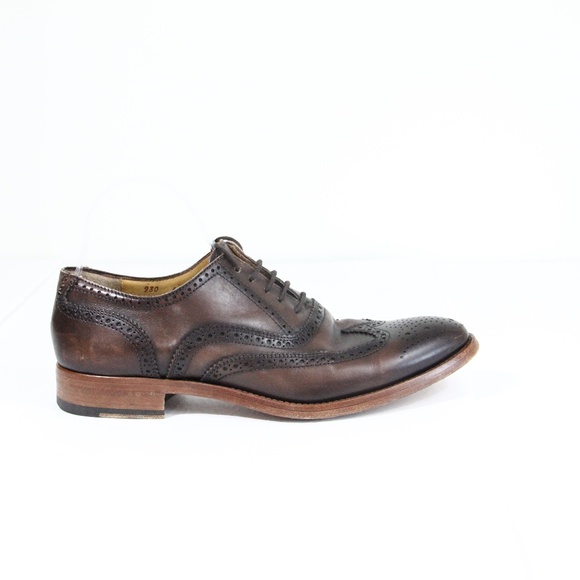 Antonio Maurizi Wingtip Oxford Work Men Dress Shoe Brogue Leather Eu 41 Italy main image 9